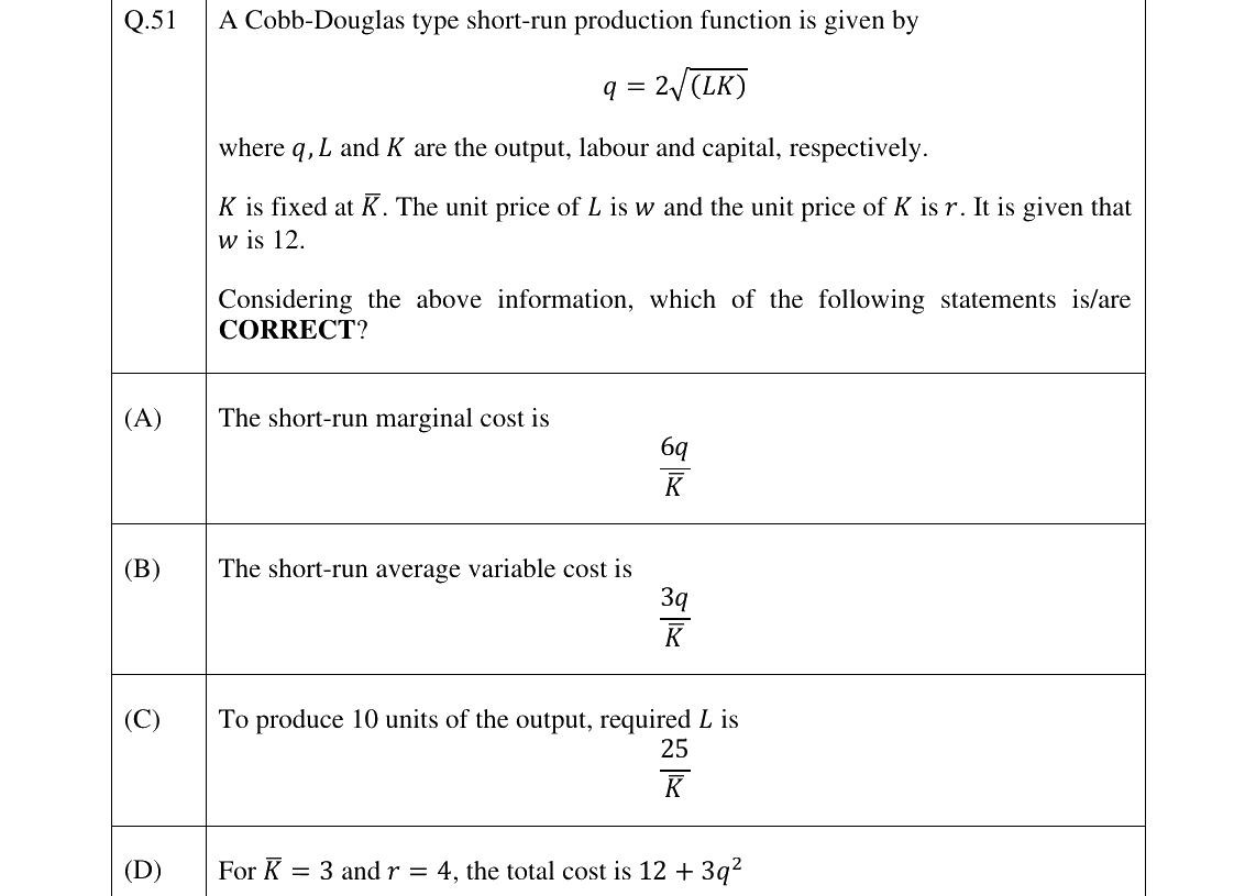 GATE 2025 XH-C1 question 51