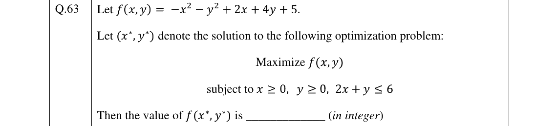 GATE 2025 XH-C1 question 63