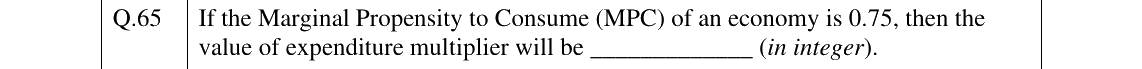 GATE 2025 XH-C1 question 65