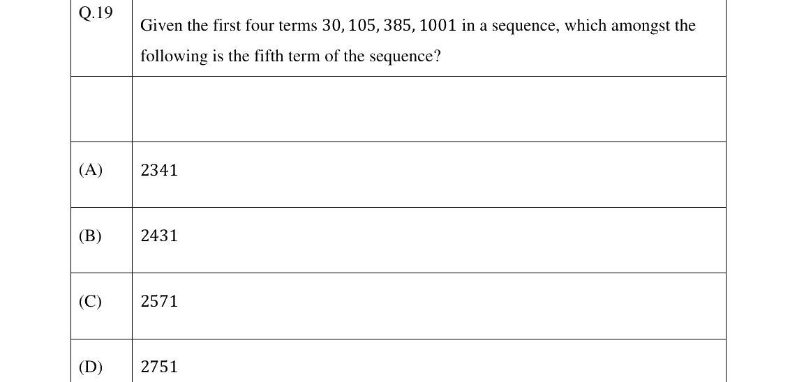 GATE 2026 XH-C1 question 19