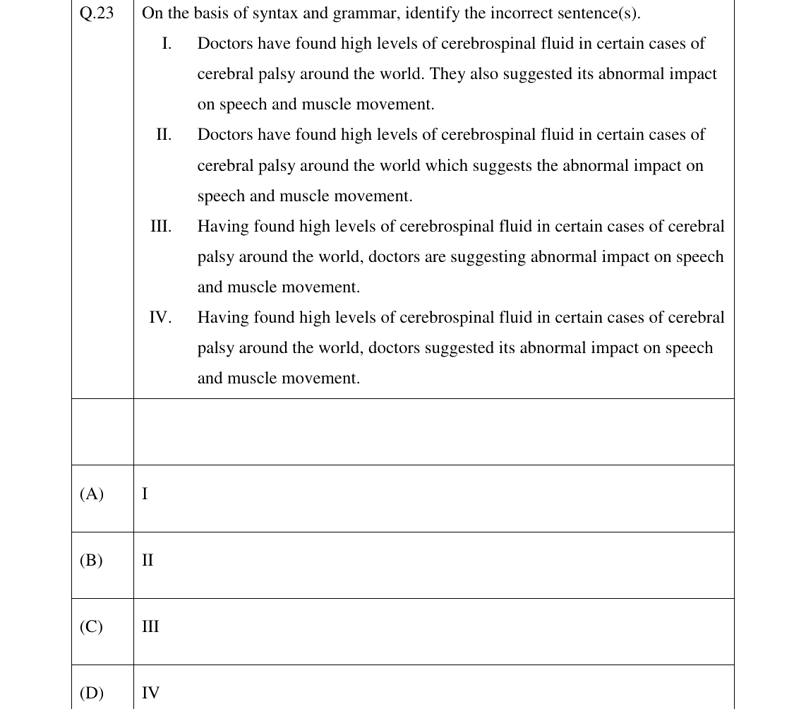GATE 2026 XH-C1 question 23