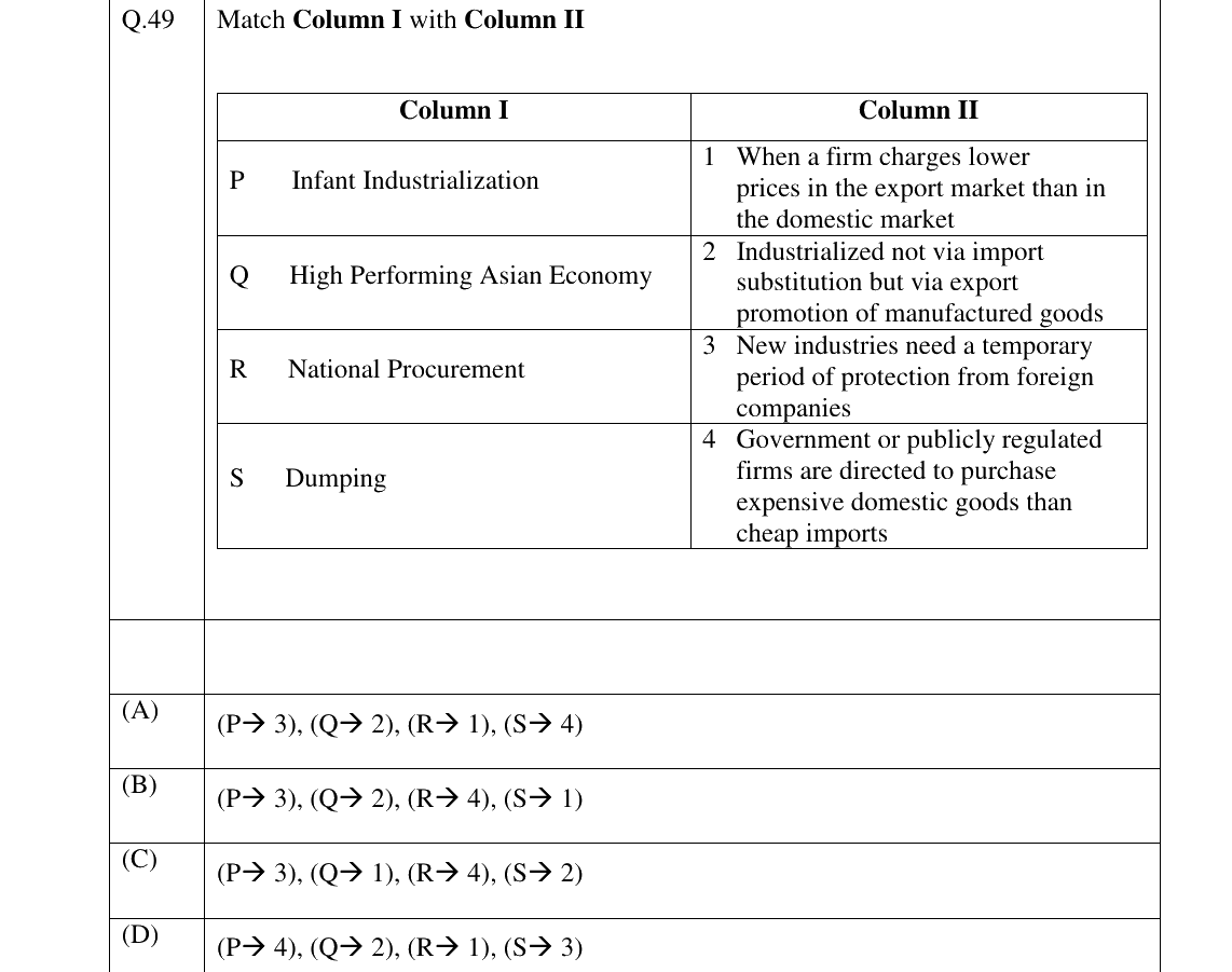 GATE 2026 XH-C1 question 49