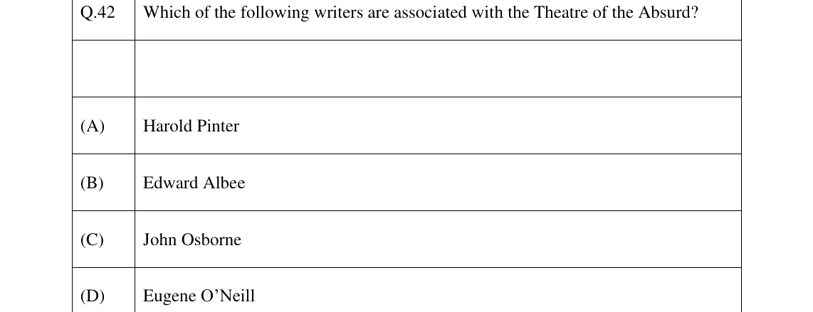 GATE 2023 XH-C2 question 42