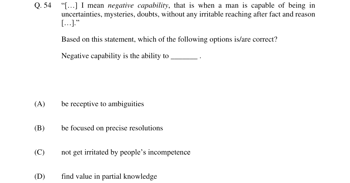 GATE 2024 XH-C2 question 54