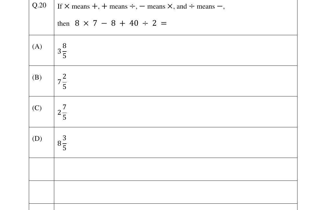 GATE 2025 XH-C2 question 20