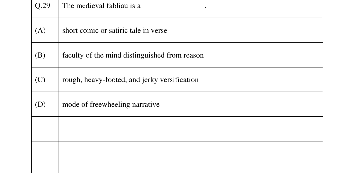 GATE 2025 XH-C2 question 29