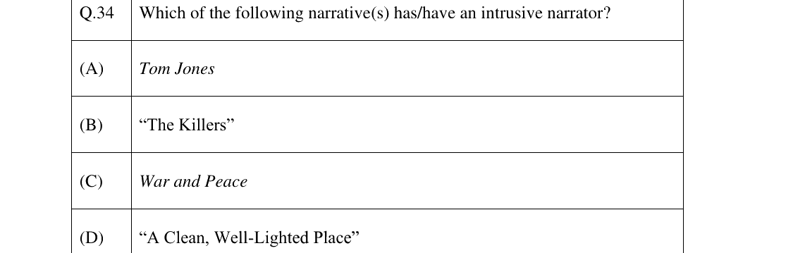 GATE 2025 XH-C2 question 34