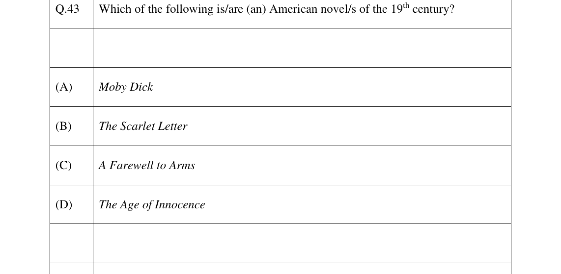 GATE 2026 XH-C2 question 43