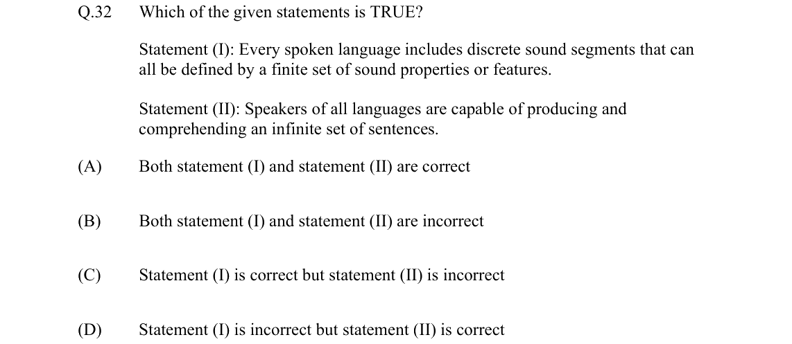 GATE 2022 XH-C3 question 32