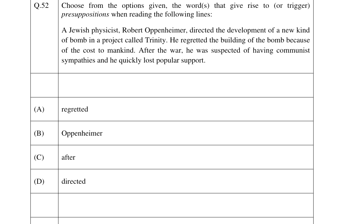 GATE 2024 XH-C3 question 52