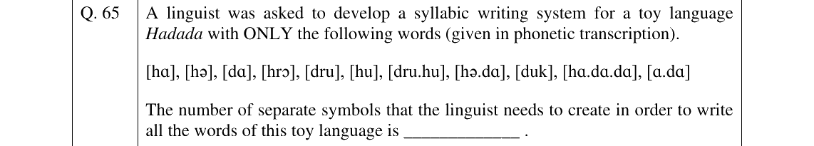 GATE 2024 XH-C3 question 65