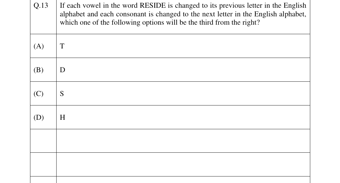 GATE 2025 XH-C3 question 13