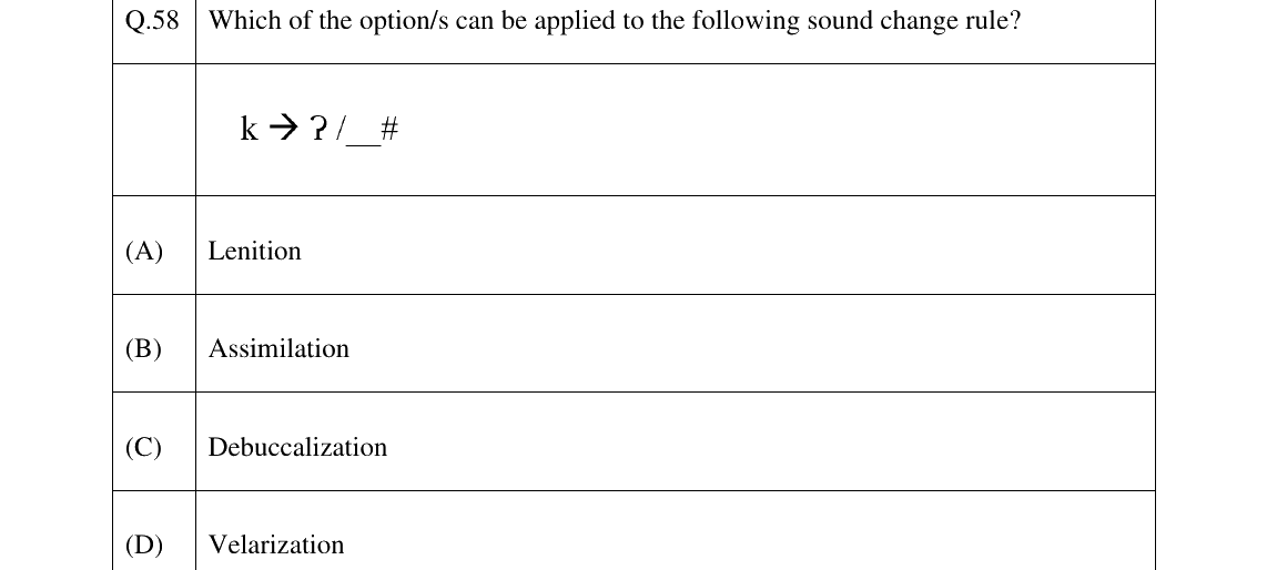 GATE 2025 XH-C3 question 58