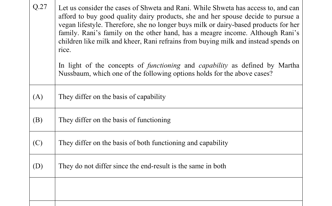 GATE 2022 XH-C4 question 27