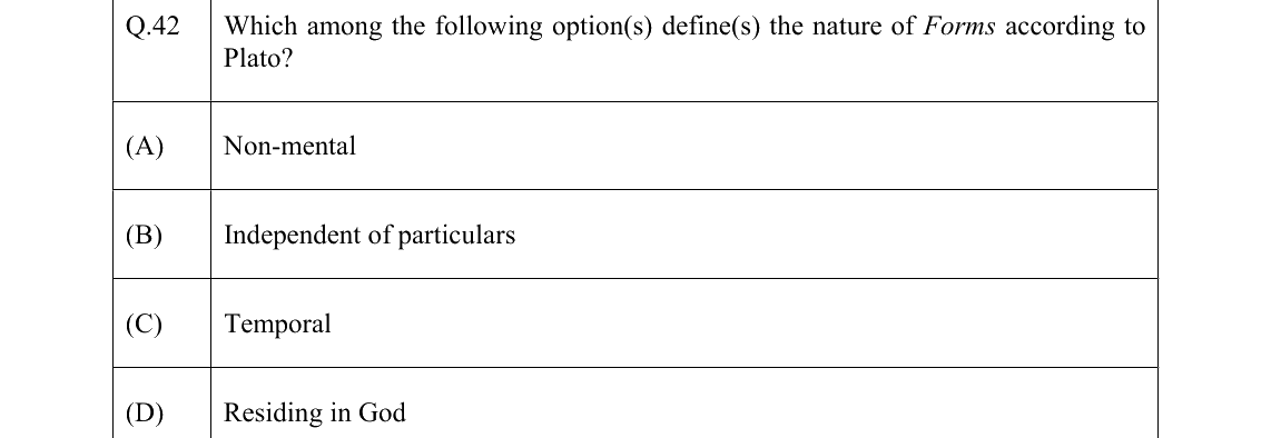 GATE 2022 XH-C4 question 42