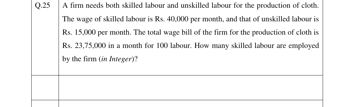 GATE 2023 XH-C4 question 25