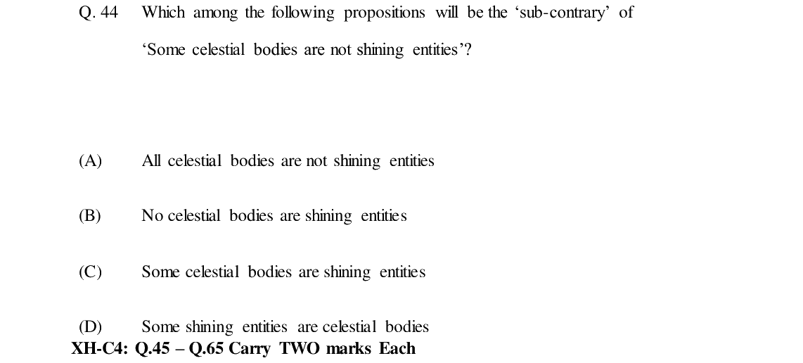 GATE 2024 XH-C4 question 44