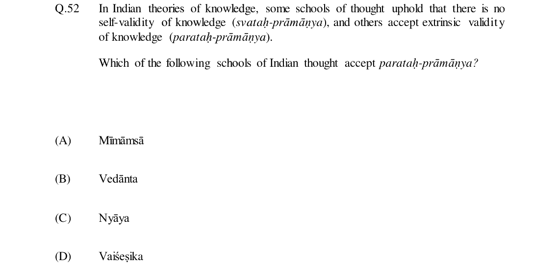 GATE 2024 XH-C4 question 52