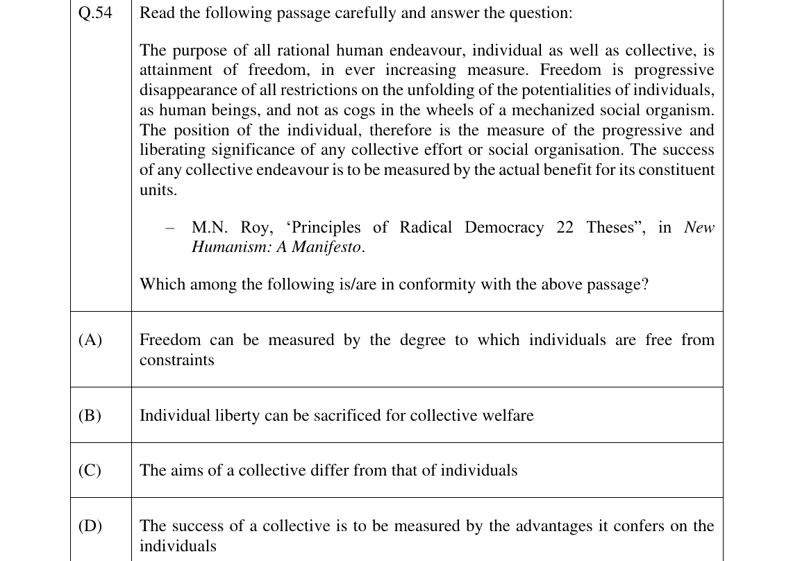 GATE 2025 XH-C4 question 54