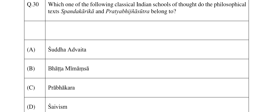 GATE 2026 XH-C4 question 30