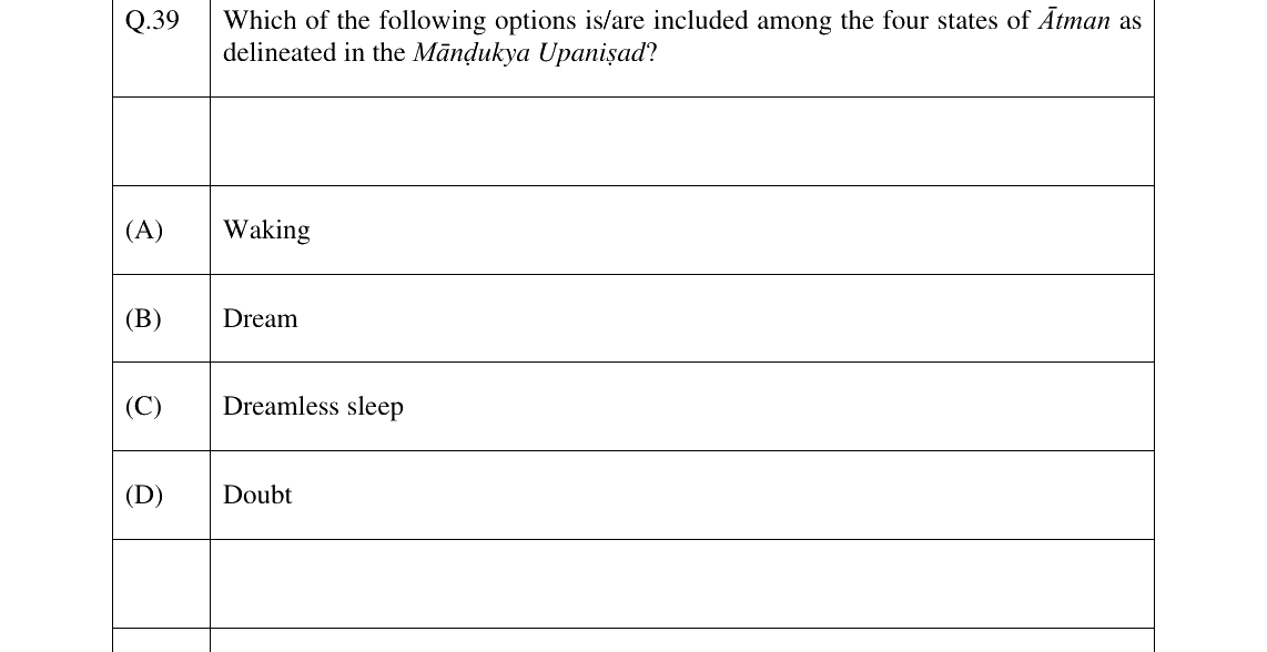 GATE 2026 XH-C4 question 39