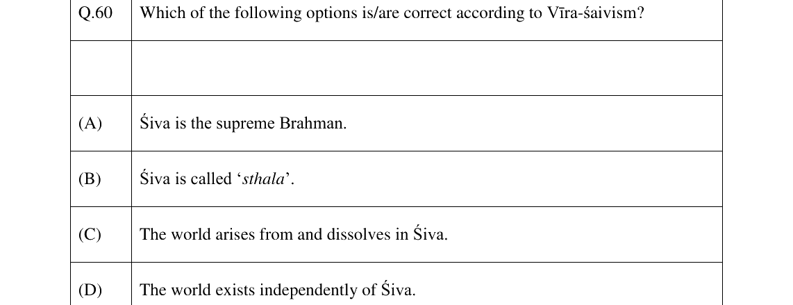 GATE 2026 XH-C4 question 60