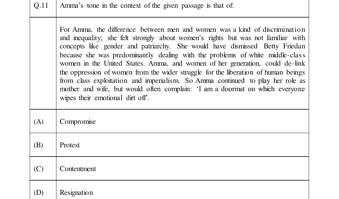 GATE 2024 XH-C5 question 11