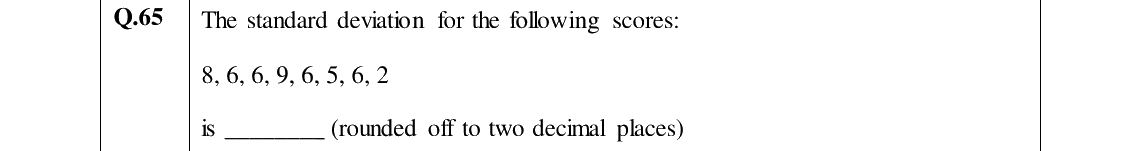 GATE 2024 XH-C5 question 65