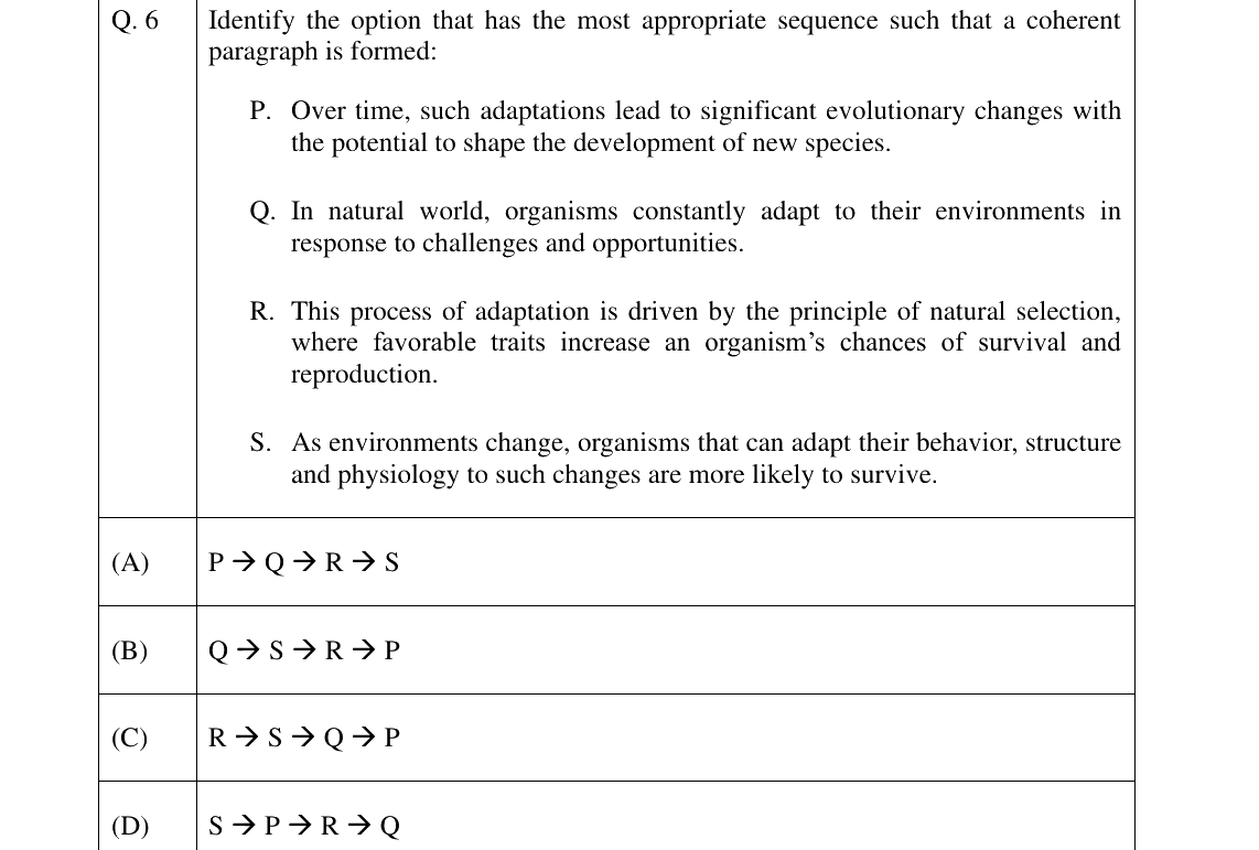 GATE 2025 XH-C5 question 6