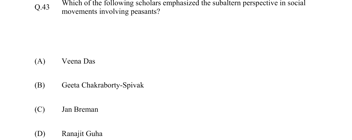 GATE 2022 XH-C6 question 43
