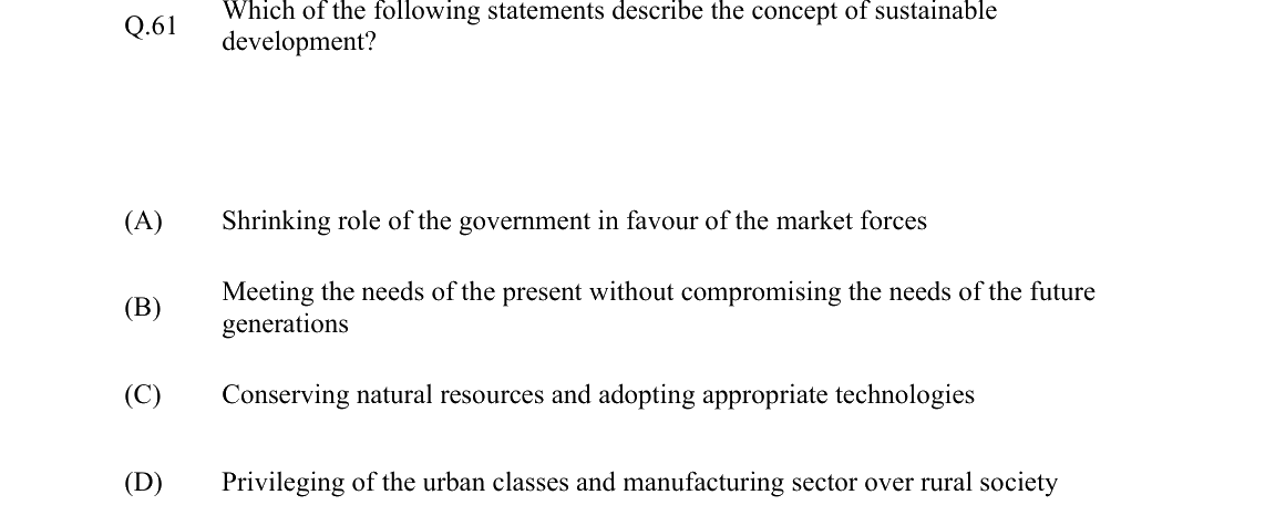 GATE 2022 XH-C6 question 61