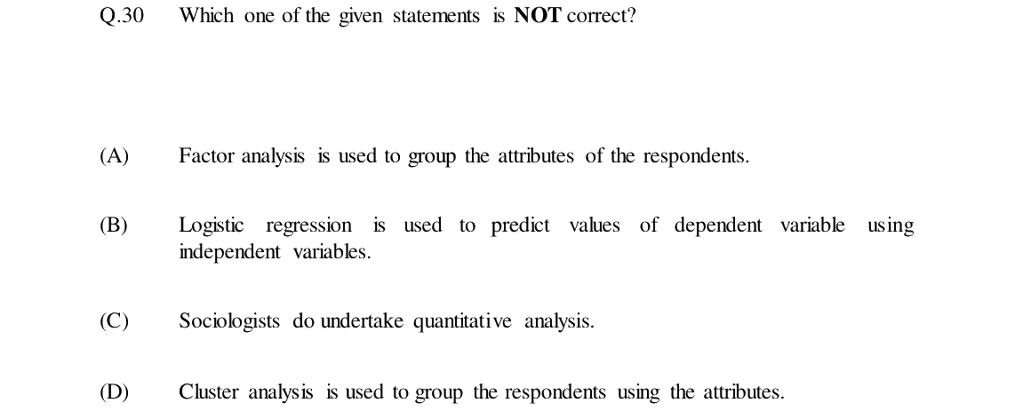 GATE 2024 XH-C6 question 30