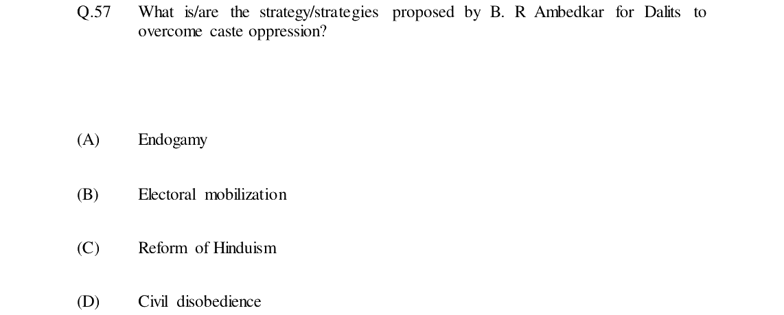 GATE 2024 XH-C6 question 57