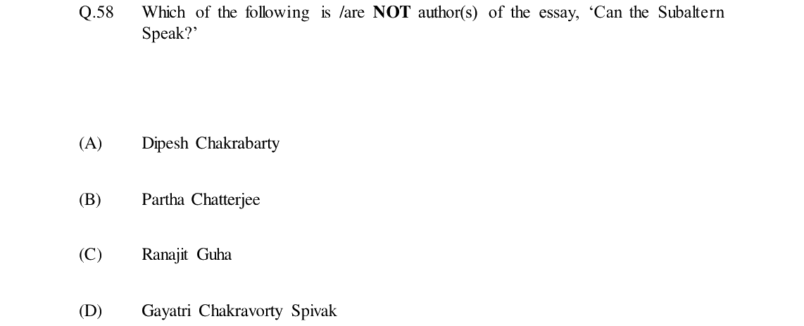 GATE 2024 XH-C6 question 58