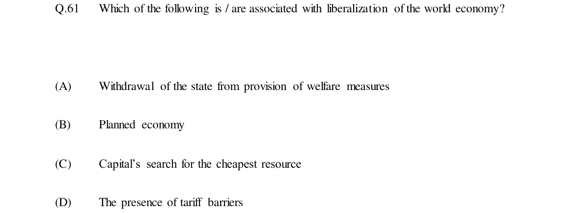 GATE 2024 XH-C6 question 61