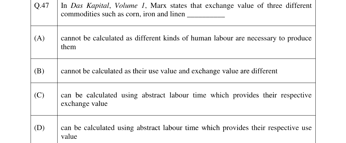GATE 2025 XH-C6 question 47