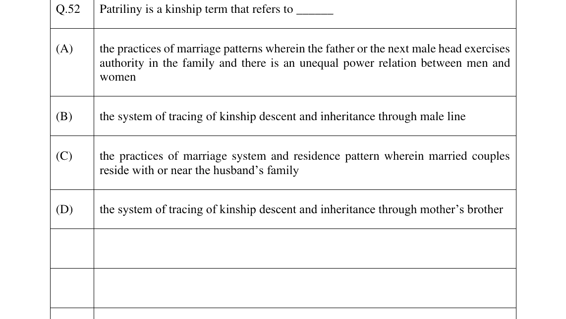GATE 2025 XH-C6 question 52