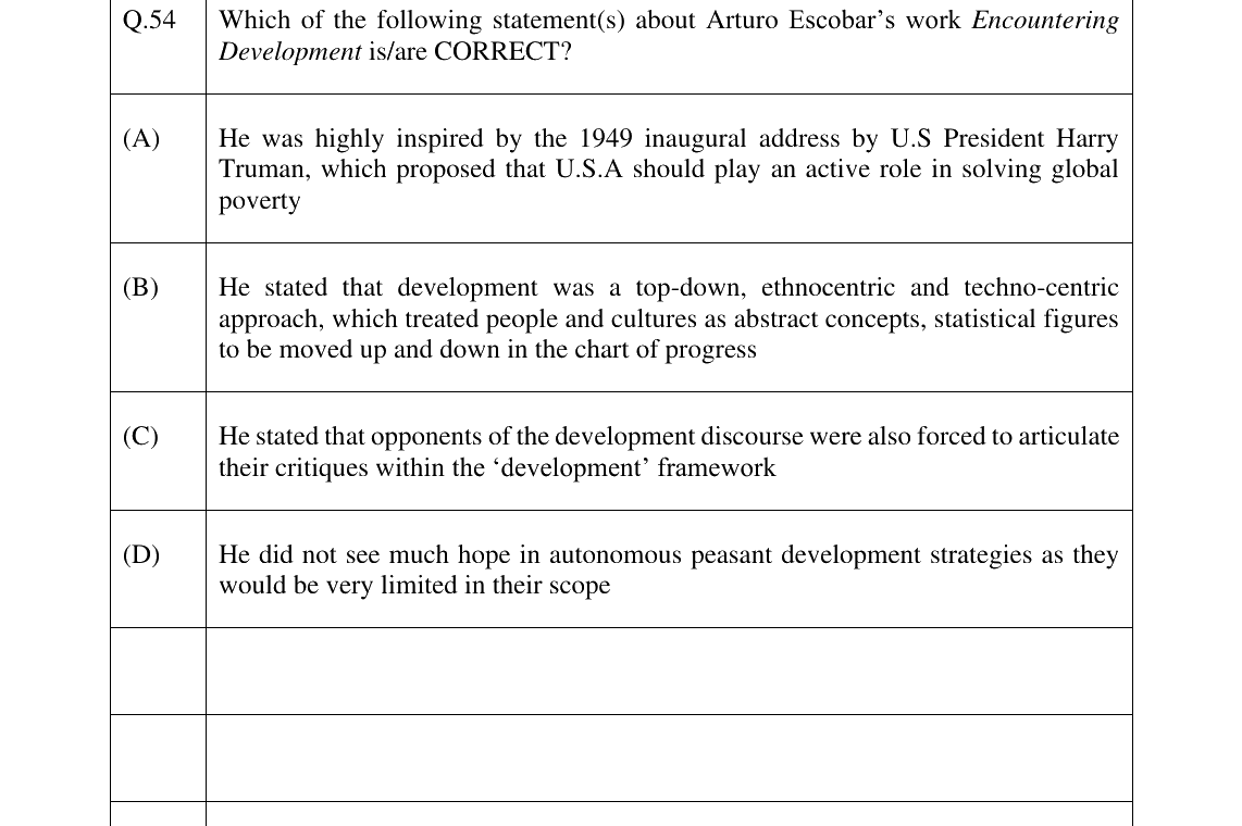 GATE 2025 XH-C6 question 54