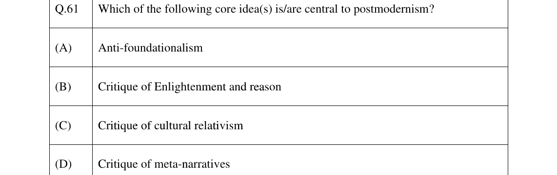 GATE 2025 XH-C6 question 61