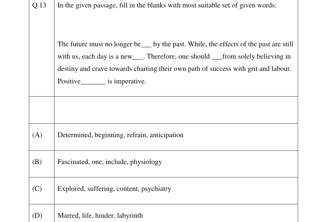 GATE 2026 XH-C6 question 13