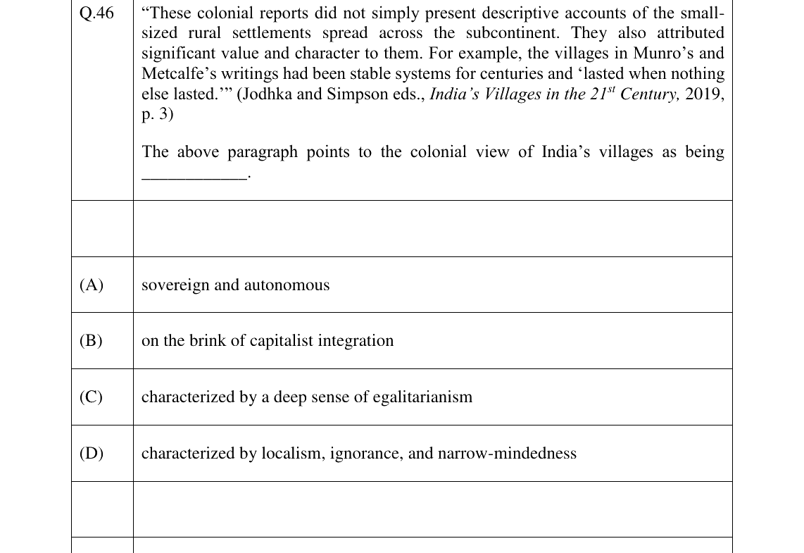 GATE 2026 XH-C6 question 46