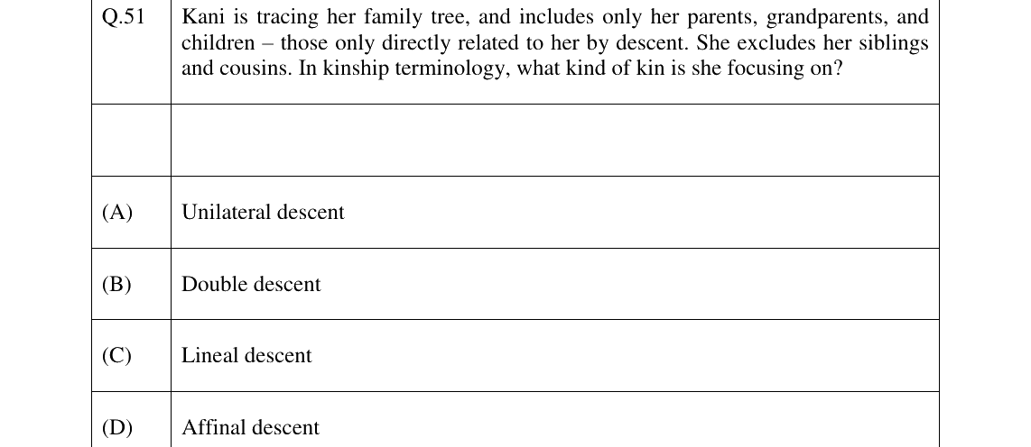 GATE 2026 XH-C6 question 51